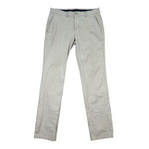 Vineyard Vines Mens 32x32 Performance Chino Pants Khaki Cotton Nylon Stretch EUC